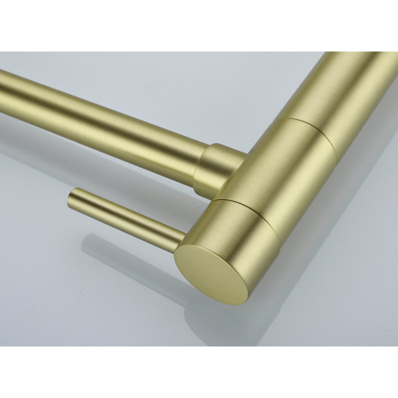 Extension de robinet de remplissage de pot - poignées doubles, laiton, dégagement lisse, génération d'écoulement, corrosion, réduction des éclaboussures, production de bulles, rouille, matériau de corrosion des fuites,