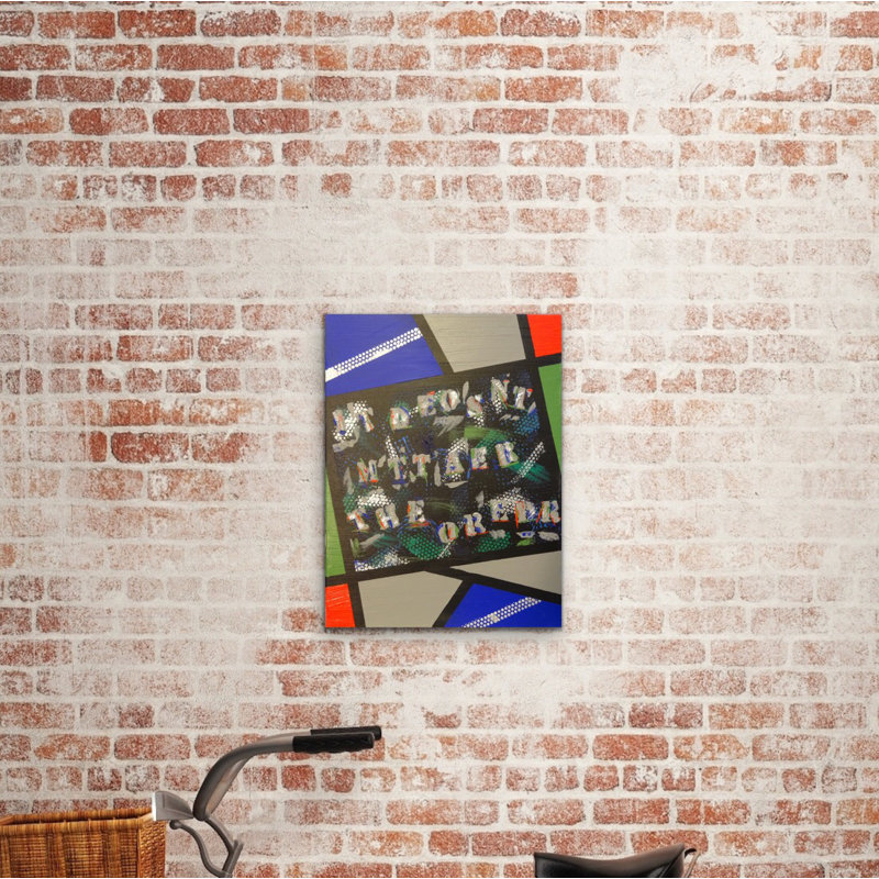 It Doesnt Matter The Order Painting by Eddie Bruckner