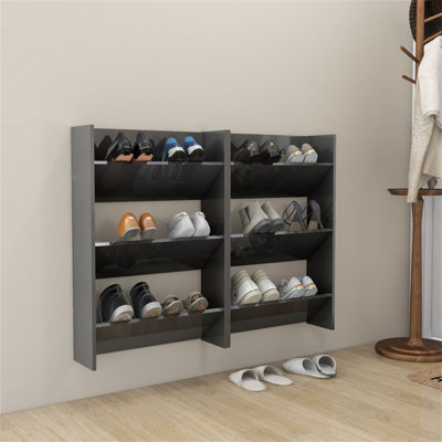 9 Pair Flip Down Shoe Storage