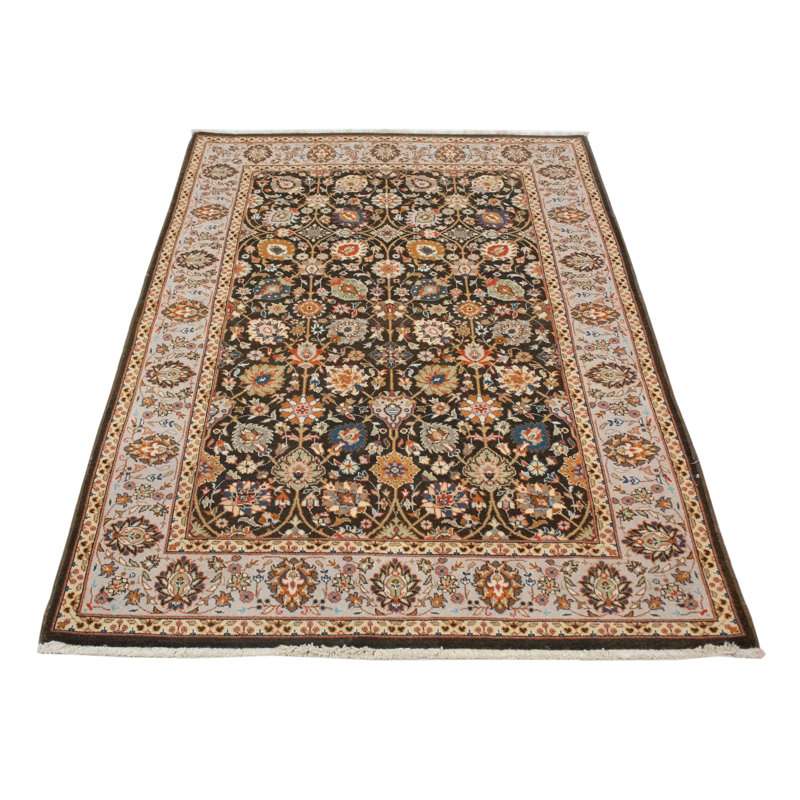 Carlotta One-of-a-Kind 4'1" X 6'1" New Age Wool Area Rug in Chocolate