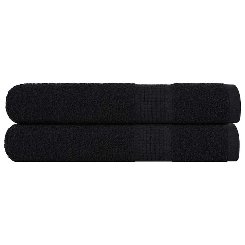 Avdie 100% Cotton Beach Towel, Black