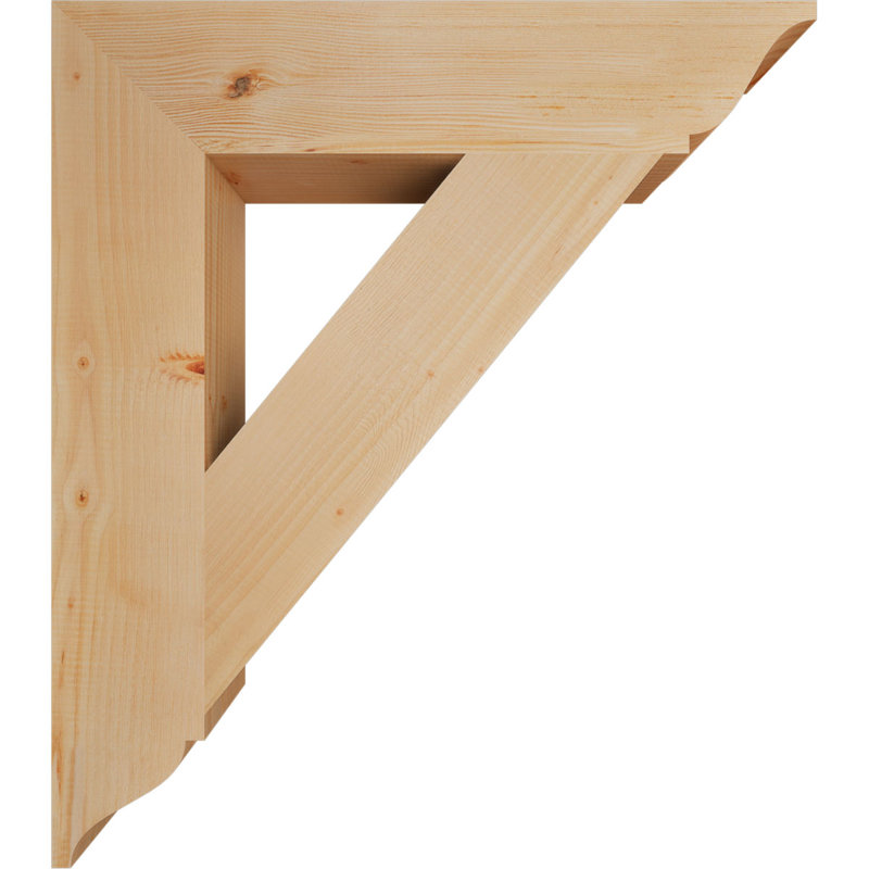 Traditional Traditional Bracket, 34" H x 5.5" W x 30" D, Douglas Fir (Smooth)