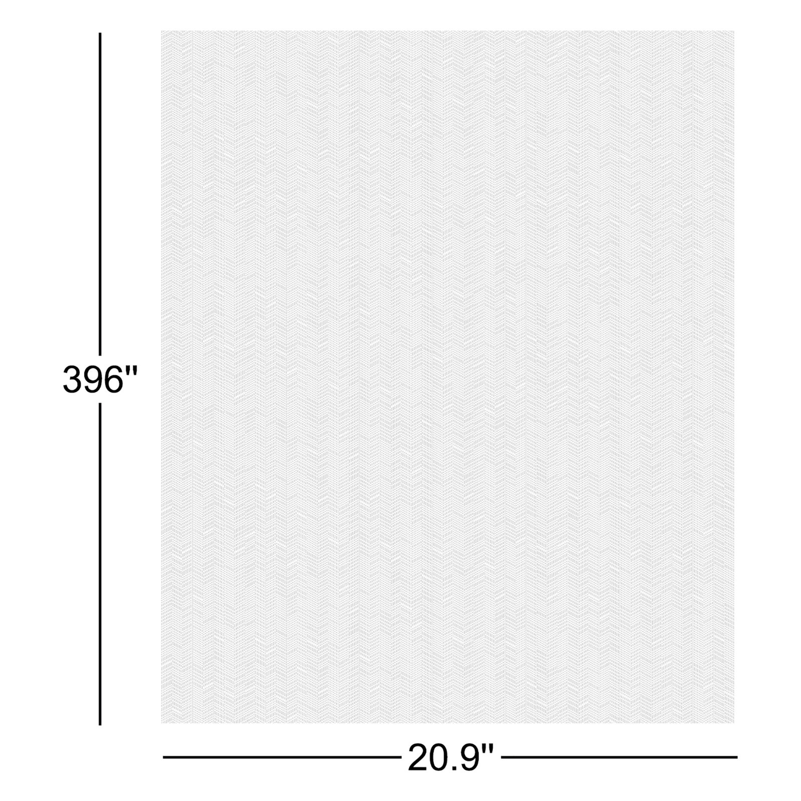 Avaline Chevron Wallpaper, White