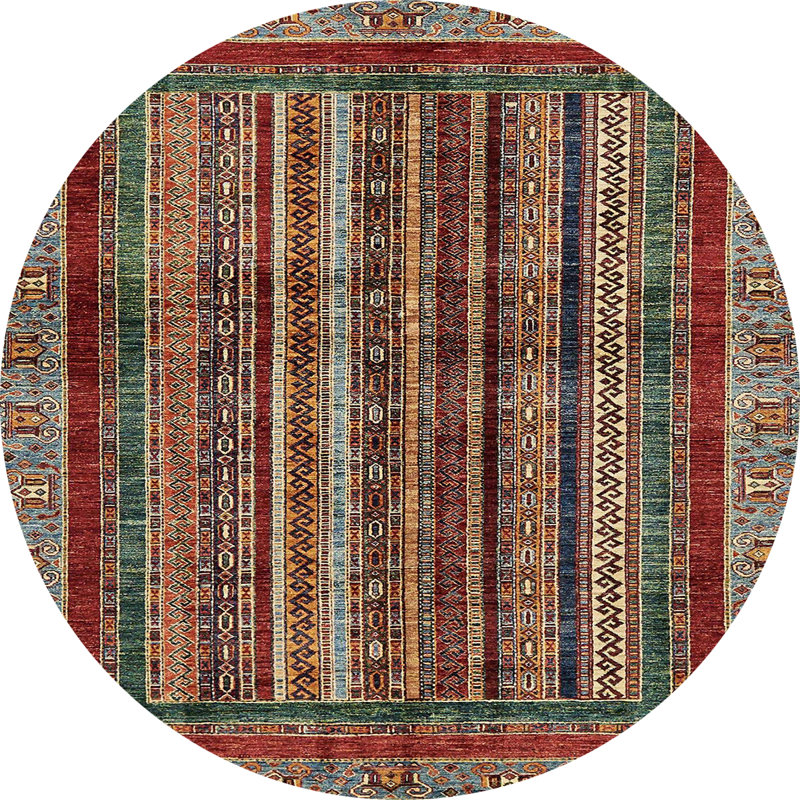 Tapis abstrait moderne 662, Rond 8 pi