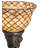 15" High Tiffany Fishscale Mini Lamp