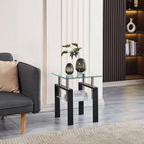 Pelagias 2 - Piece Glass Top Living Room Table Set