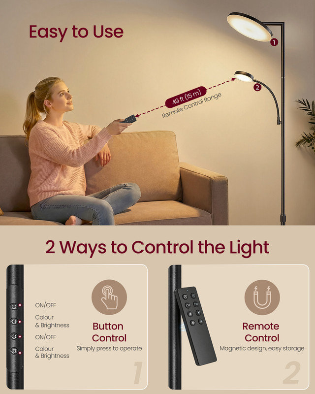 176 H cm Traditional Floor Lamp