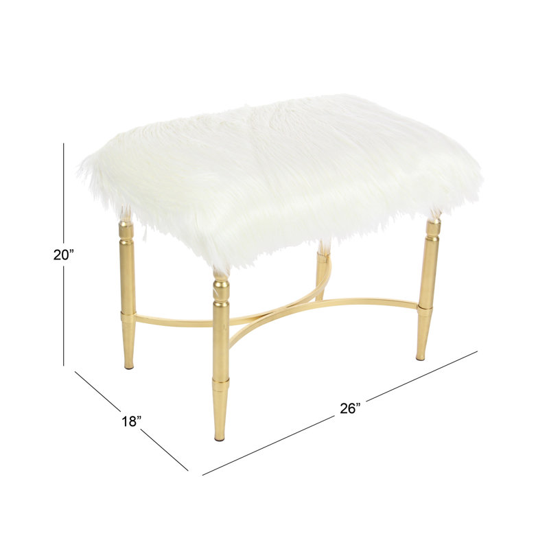 Tabouret d'appoint Askerby, Doré
