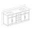 Meuble-lavabo autoportant moderne-100841149