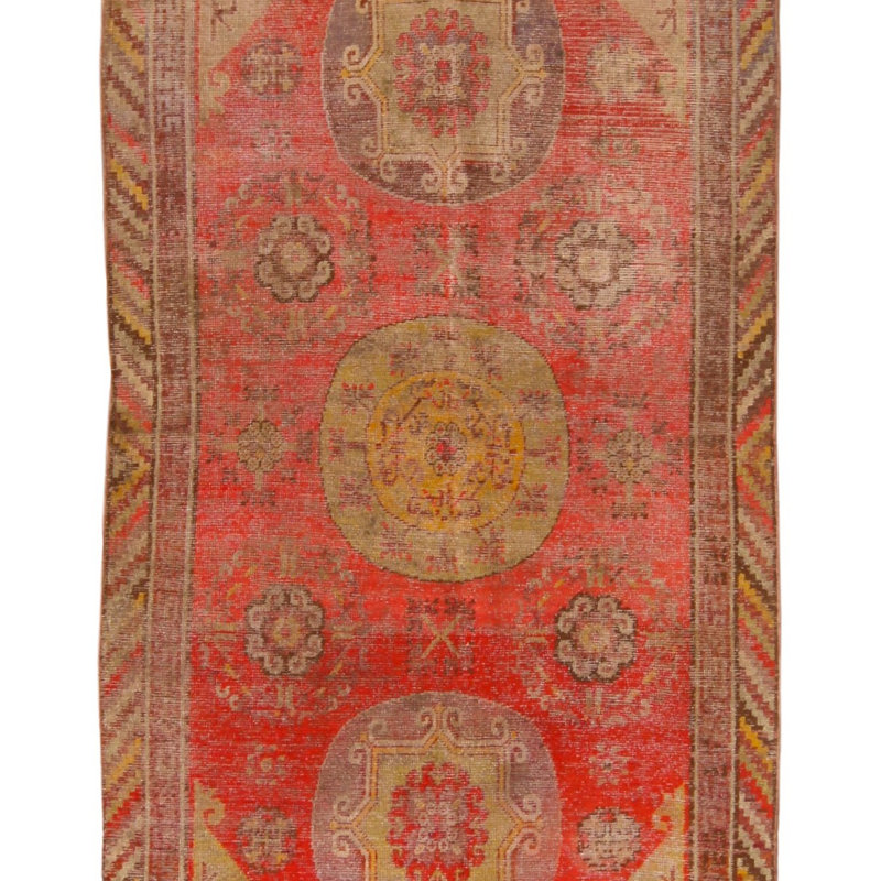 One-of-a-Kind 4'2" X 7' Hand Knotted Area Rug