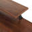 Techni Mobili L-Shape Industrial Desk With Storage Shelves, Walnut