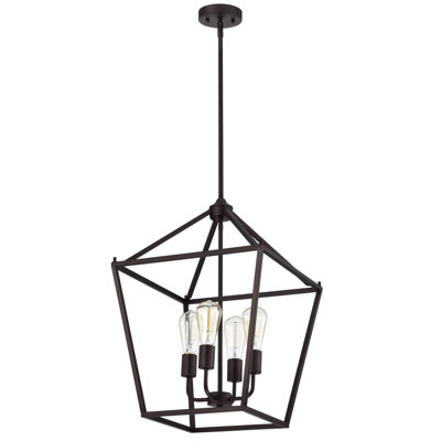 Halen 4 - Light Dimmable Lantern Empire Chandelier