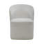 Chaise rembourrée Faouzi avec roulettes-2032754675