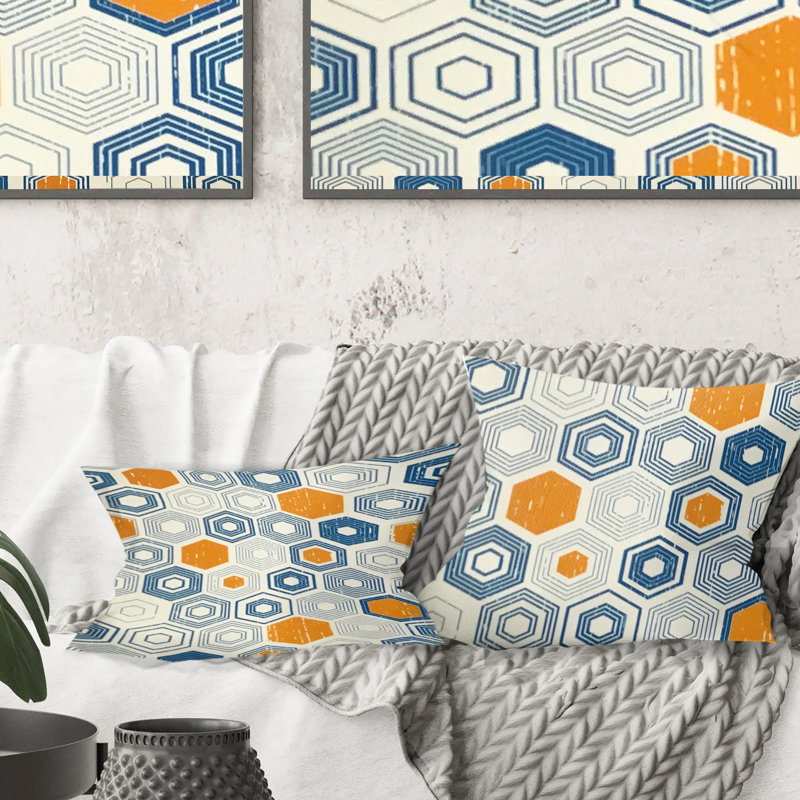 Coussin Retro Retro Hexagon