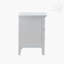 3 Drawer Nightstand White