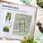 Galvanized Raised Garden Bed with 3-Tier Trellis Tomato Cage Green-165270288-182256253