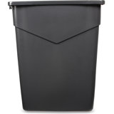TrimLine™ Polyethylene (LLDPE) Open Outdoor Trash & Recycling Bin - 15 Gallons