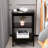 3-Tier Wooden End Table with Side Bars-1396702398