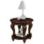 Table de bout ronde 22 po, table d'appoint en bois massif avec tablette, table de coin de salon facile à assembler-928702319