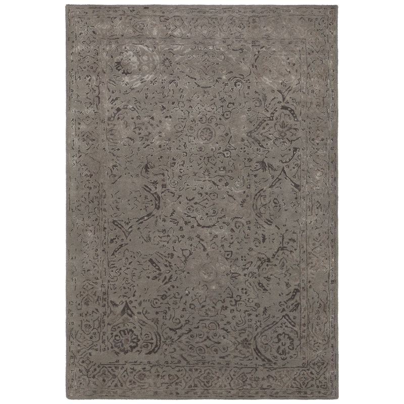 Zina Area Rug in Gray, 5' x 7'6"