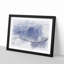 Purple & Blue Mountain Tops Sketch - Picture Frame Graphic Art Print-56875224-56875225