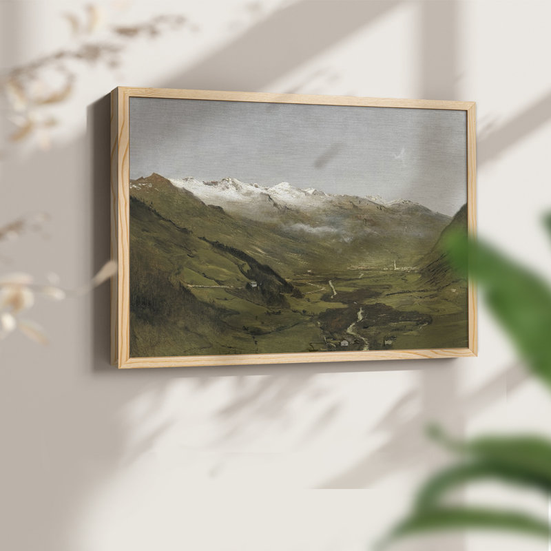 Paysages rétro - DCLX - reproduction encadrée, H 8 po x l 10 po, Naturel