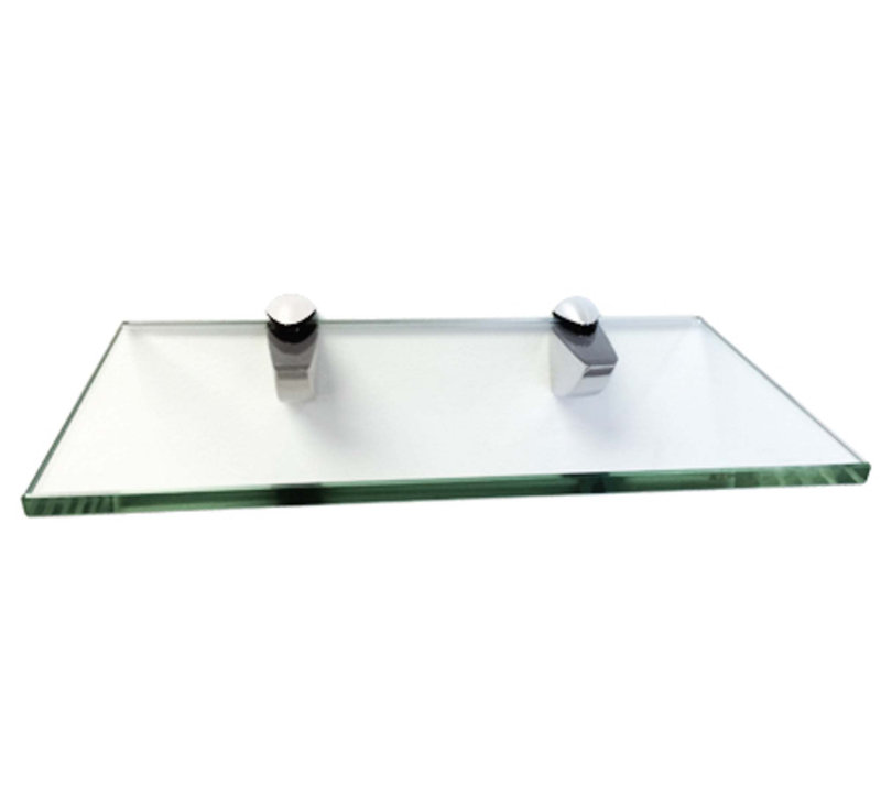 Glass Bracket Shelf with Adjustable Shelves