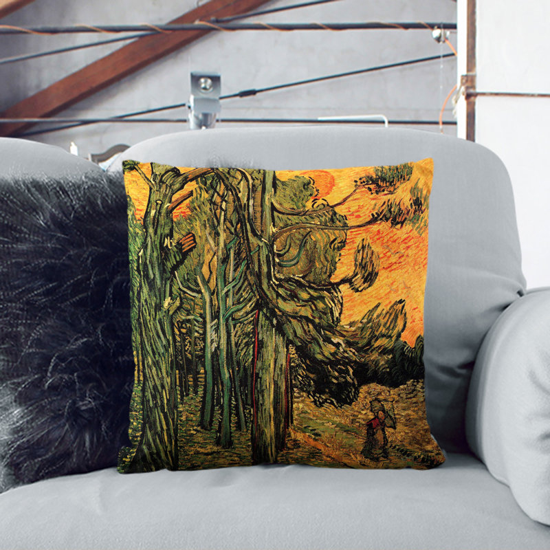 Square Cushion, 40cm H x 40cm W x 15cm D, Stone