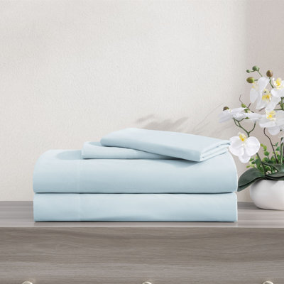 Cooling Threads-4 Pc Solid Cooling Sheet Set