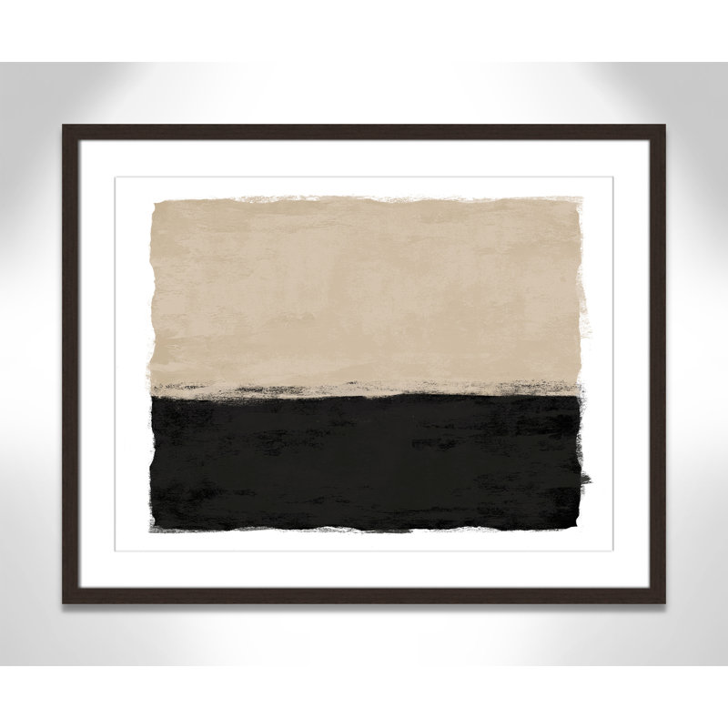 Clair de lune II - Version paysage par Natalie Carpentieri, Noyer à grain ouvert, L 29,5 po x H 23,5 po, Imprimé mat