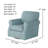 Silverlock Polyester Swivel Armchair-67955669