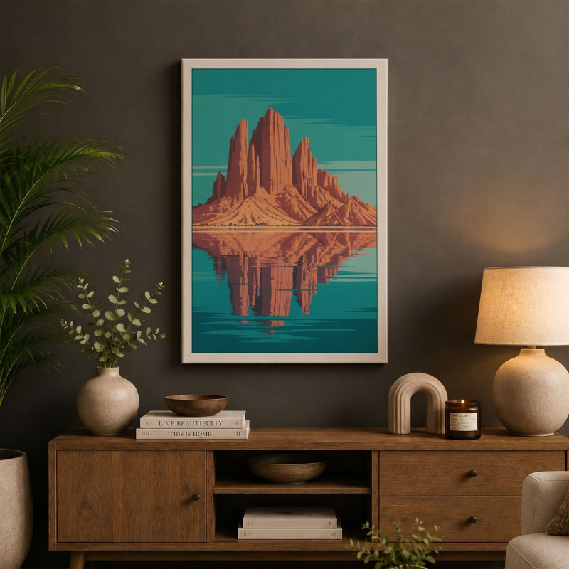 Print, 24x16 - 61.0 x 40.6 cm, Sage Border