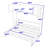 Full Murphy Bed with Storage Cabinets