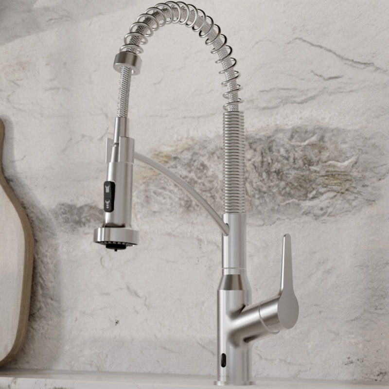 Karran Scottsdale Pull Down Touchless Kitchen Faucet, Stainless Steel