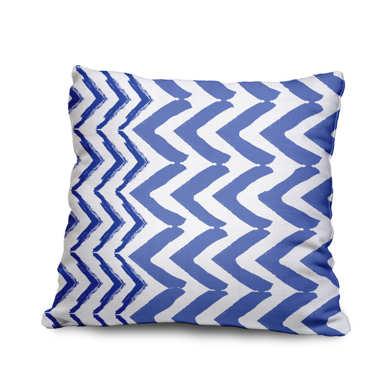 Housse de coussin carré et insert, Bleu, 18" x 18"