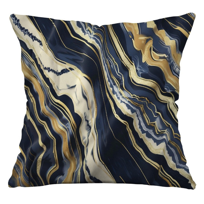   Reversible Throw Pillow, 18"H x 18"W