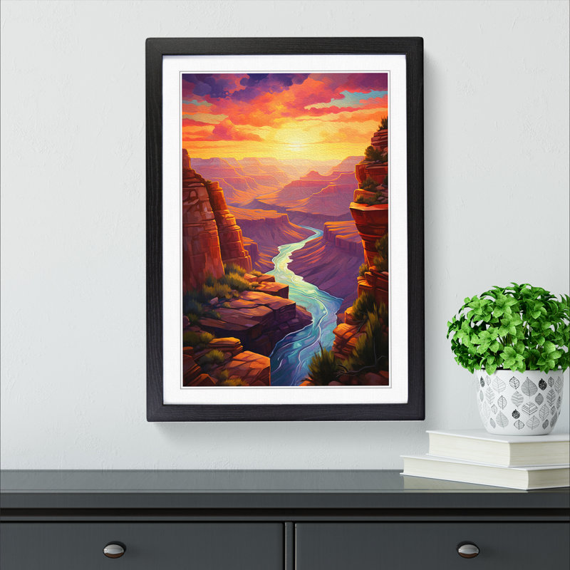 Grand Canyon Informel - Framed Print