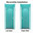34-36 in.W x 72 in.H Pivot Frameless Shower Door,1/4 in. Clear Glass Pivot Swing Shower Doors in Chrome,Pivot Shower Door Reversible Installation-122517078
