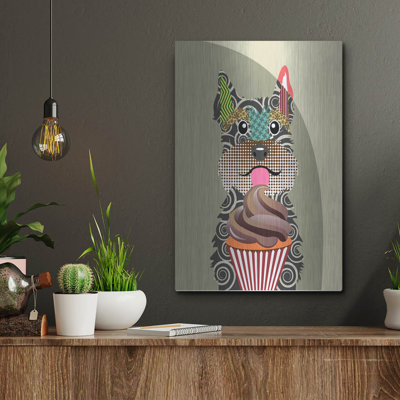 'Schnauzer' by Lanre Adefioye, Metal Wall Art