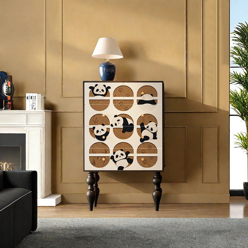 French cream style storage decorative cabinet