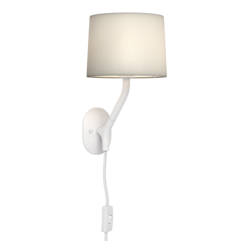 Arbor 1 - Light Armed Sconce, Matt White