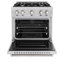 ZLINE 30” Classic Dual Fuel Stainless Steel Range w/ 4 Burner Cooktop & Convection Oven