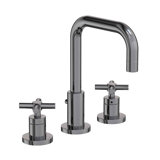 East Square Widespread Bathroom Faucet with Drain Assembly