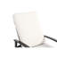 Chaise longue en fonte croisée en aluminium beige avec roulettes réglables, matériau, profondeur du colis: 41,73 po, largeur: 24,41 po, hauteur: 12,99 po, poids des roues: 40,79 lb