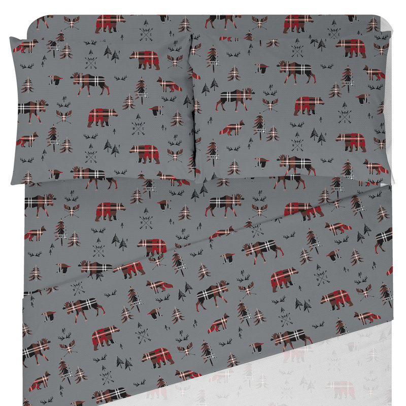 Ensemble de draps en microfibre , Ensemble de draps pour très grand lit + drap-hous