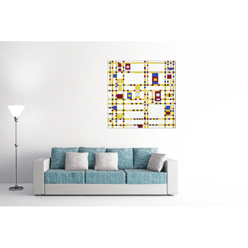 Piet Mondrian - Wrapped Canvas Print, 100cm H x 100cm W x 1.8cm D