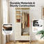 CD007 80cm Rolling Portable Wardrobe-125083445