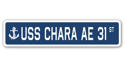 Chara Ae 31 Street Sign Heavy Duty Plastic 8" X 36"