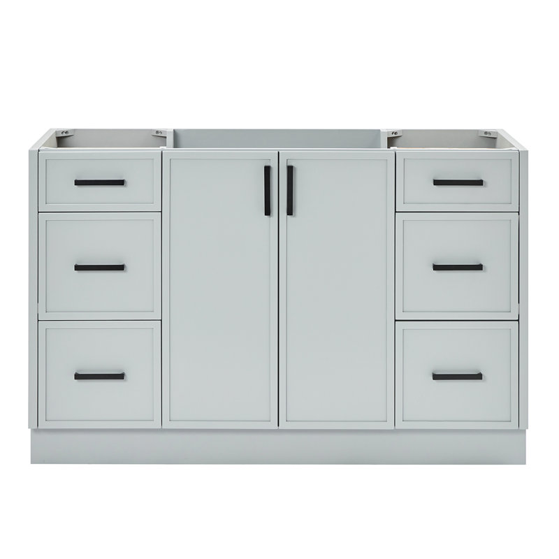 ARIEL Kelly 54 Single Bathroom Vanity Base Only, Gray