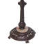 60" High Lionfoot Bridge Arm Floor Base